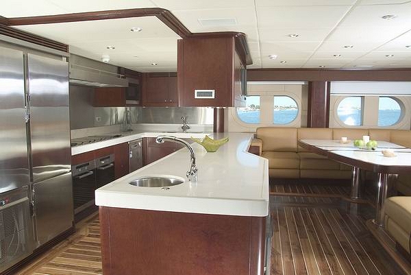 Breakfast Bar and Galley
