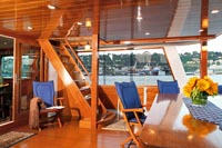 Aft deck towards stairs